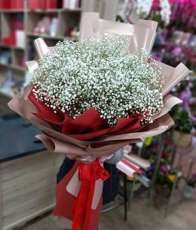 Букет цветов из: Гипсофила в Сосново-Озерском