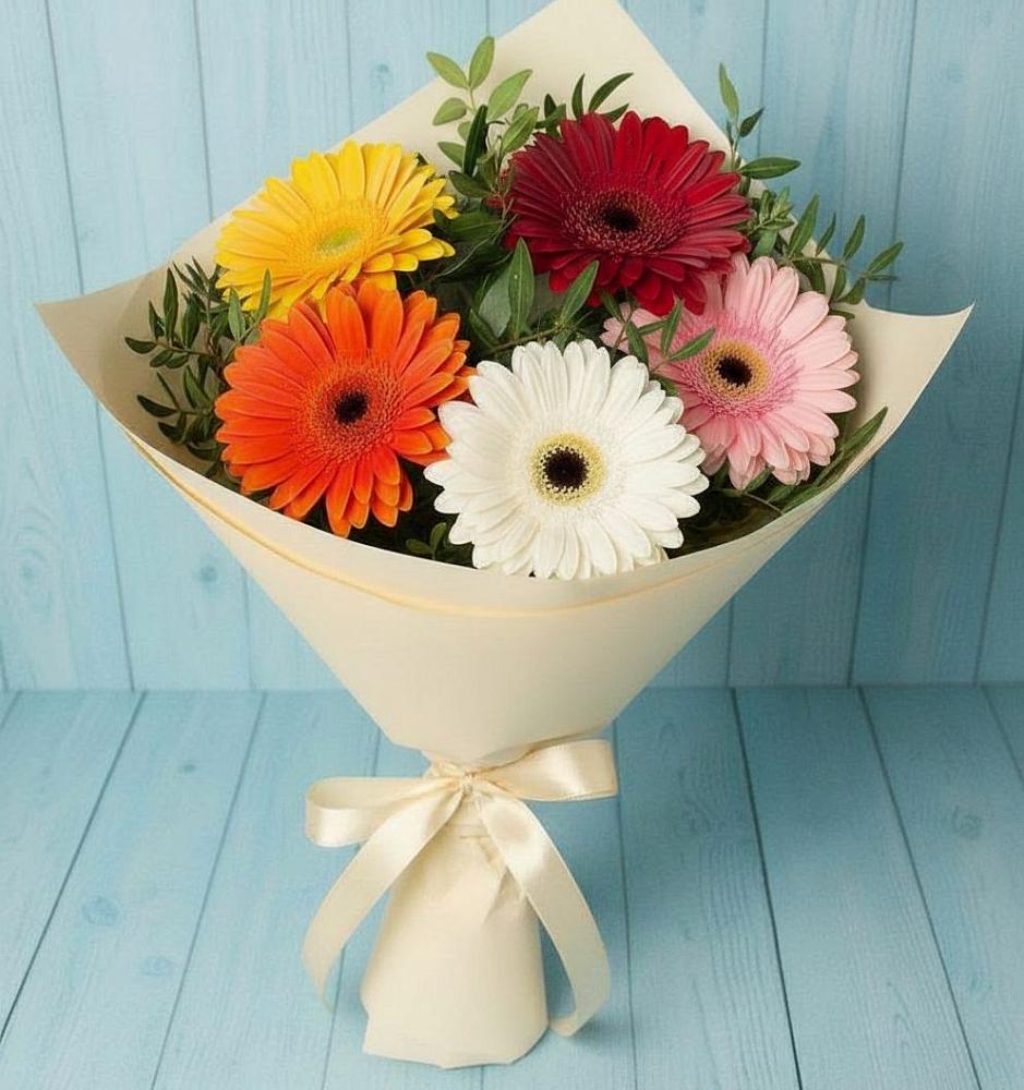 Букет цветов из: Герберы в Сосново-Озерском