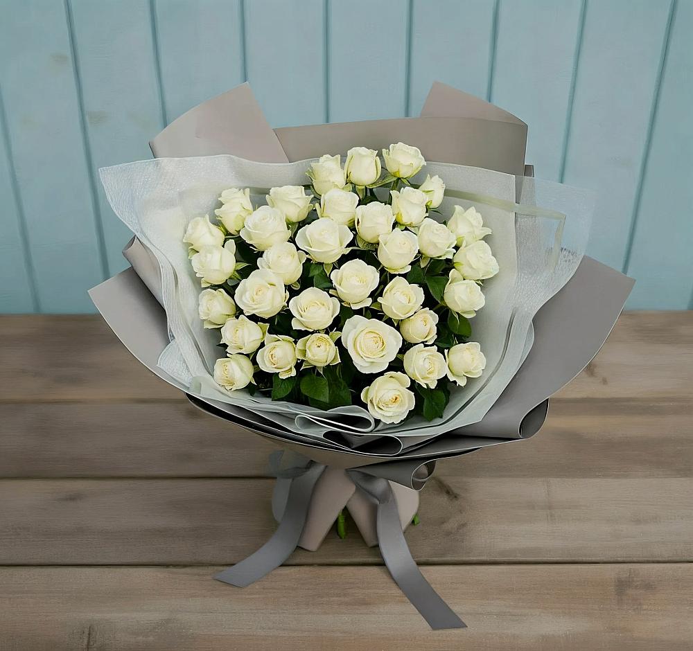 Букет Белоснежная нежность в Сосново-Озерском