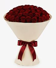 Букет 101 Бордовая роза Блэк Бакарра в Сосново-Озерском