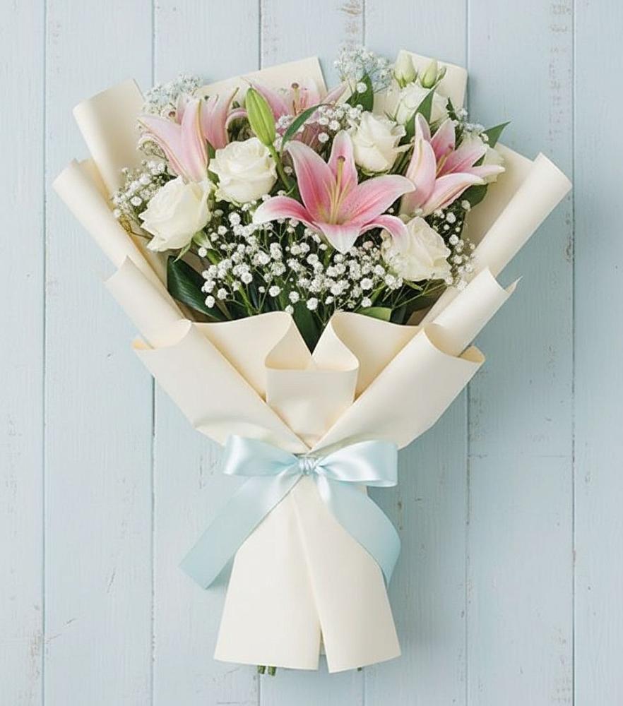 Букет цветов из: Лилии в Сосново-Озерском