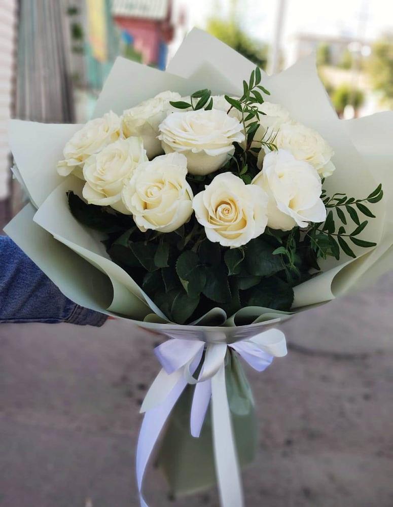 Букет Белые розы Проуд в Сосново-Озерском