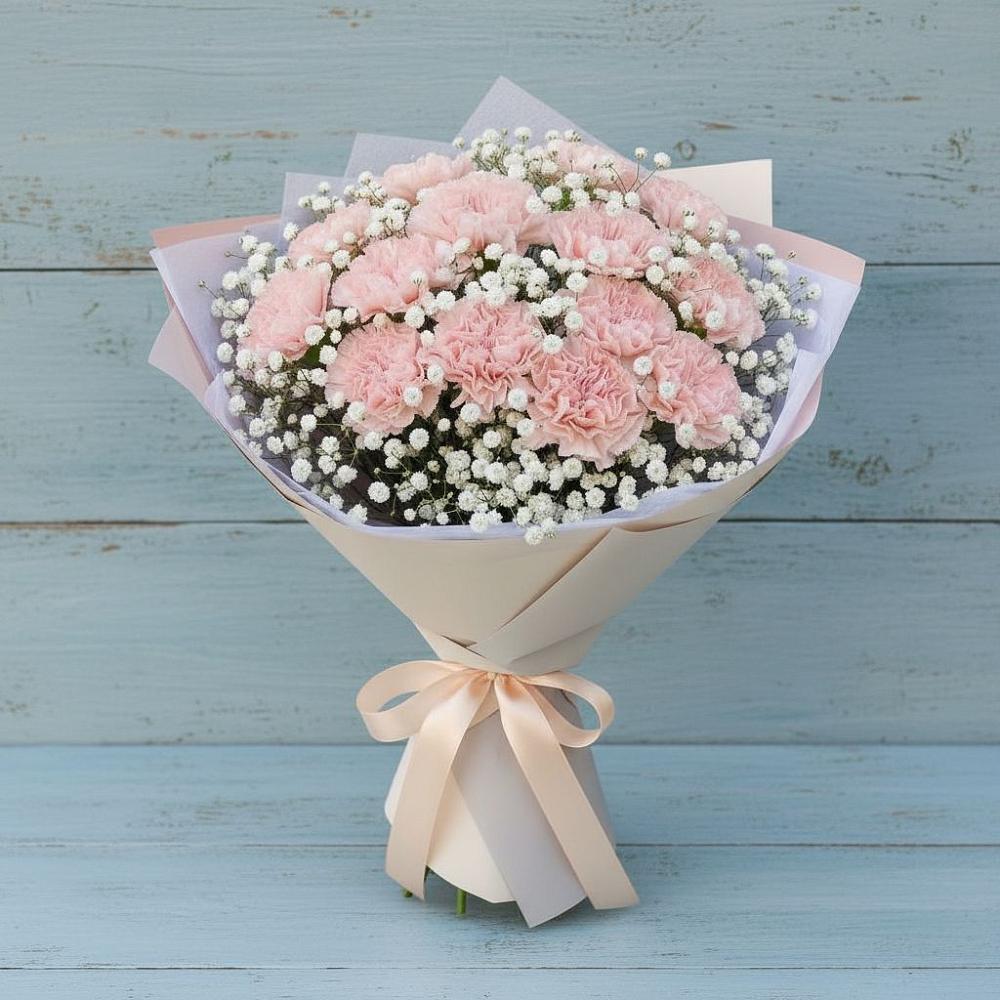 Букет цветов из: Гвоздики в Сосново-Озерском