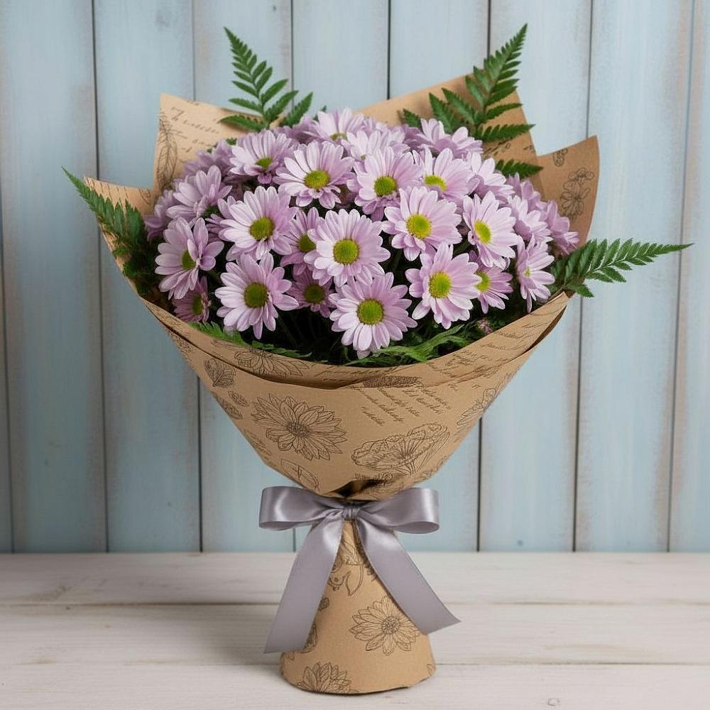 Букет цветов из: Хризантемы в Сосново-Озерском