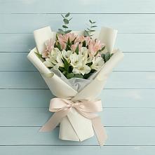 Букет цветов из:  Альстромерии в Сосново-Озерском