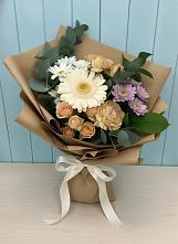 Букет цветов из:  Герберы и Хризантемы в Сосново-Озерском