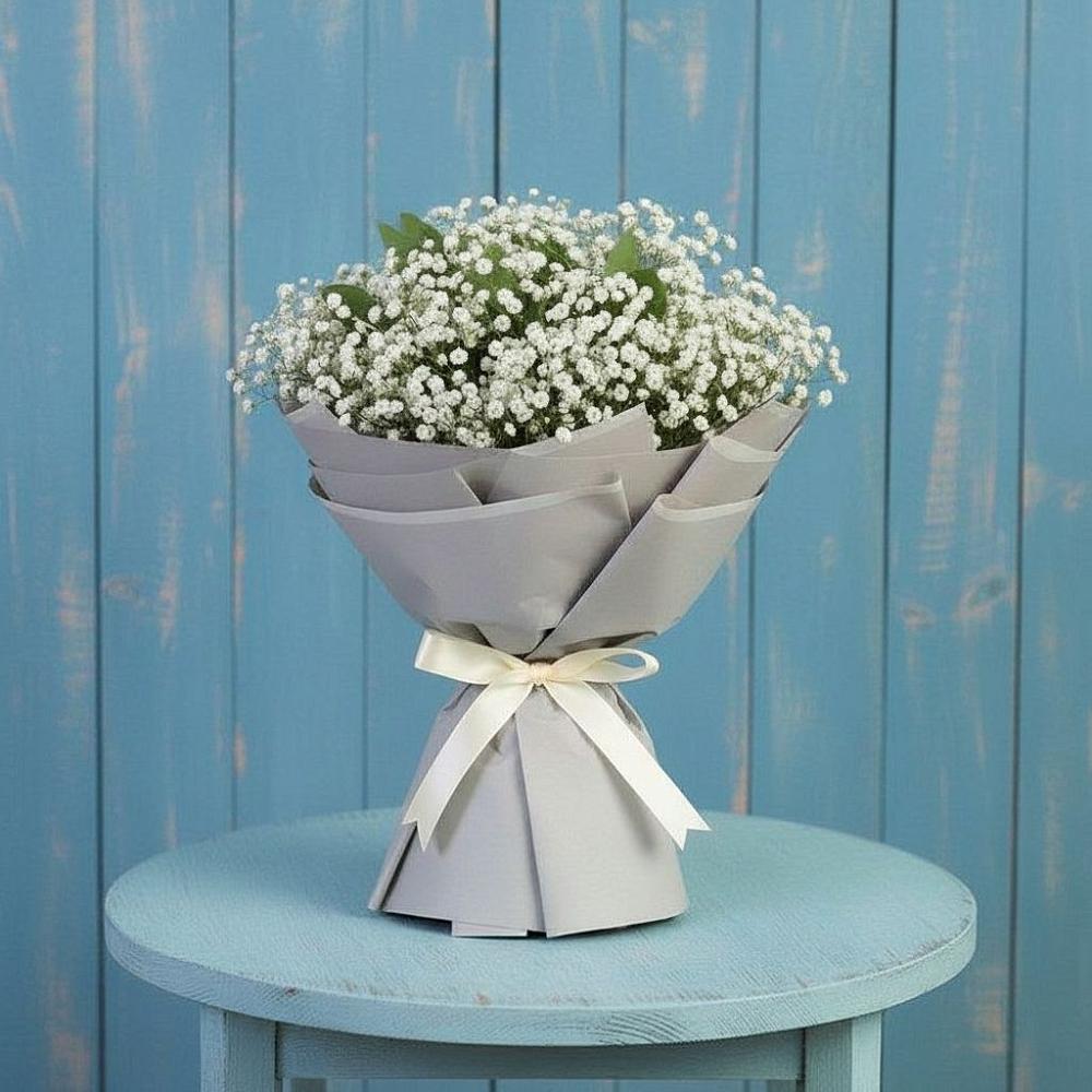 Букет цветов из: Гипсофила в Сосново-Озерском