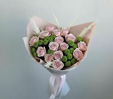 Букет цветов из:  Розы и Хризантемы в Сосново-Озерском