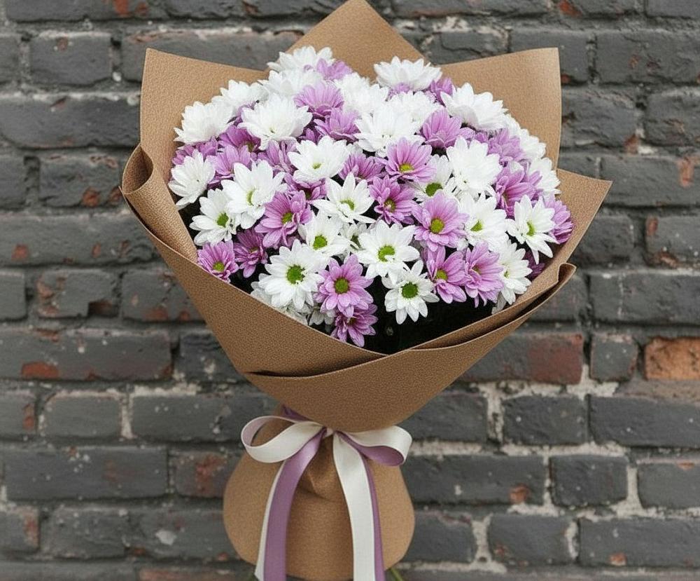 Букет цветов из: Хризантемы в Сосново-Озерском