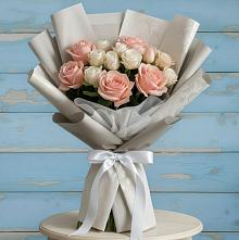 Букет цветов из:  Розы #REPLACE_PRED# Сосново-Озерском