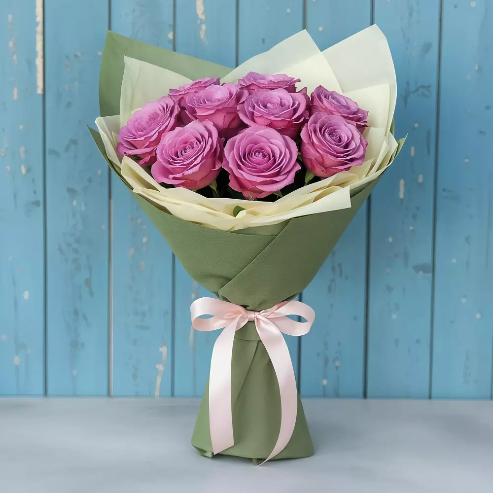 Букет Розы Фёрст Леди в Сосново-Озерском