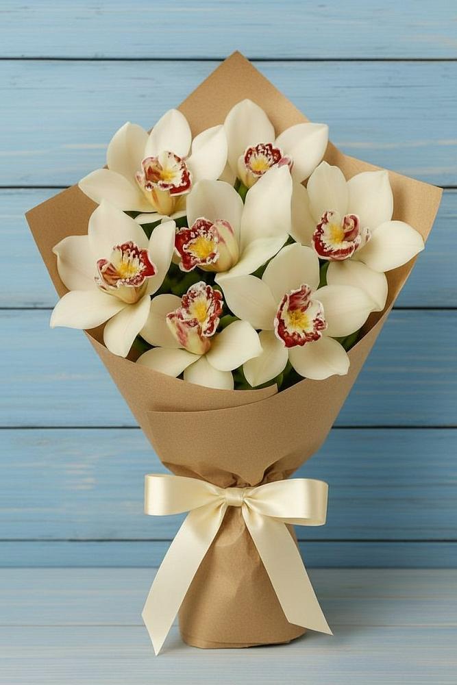 Букет цветов из: Орхидеи и Розы в Сосново-Озерском